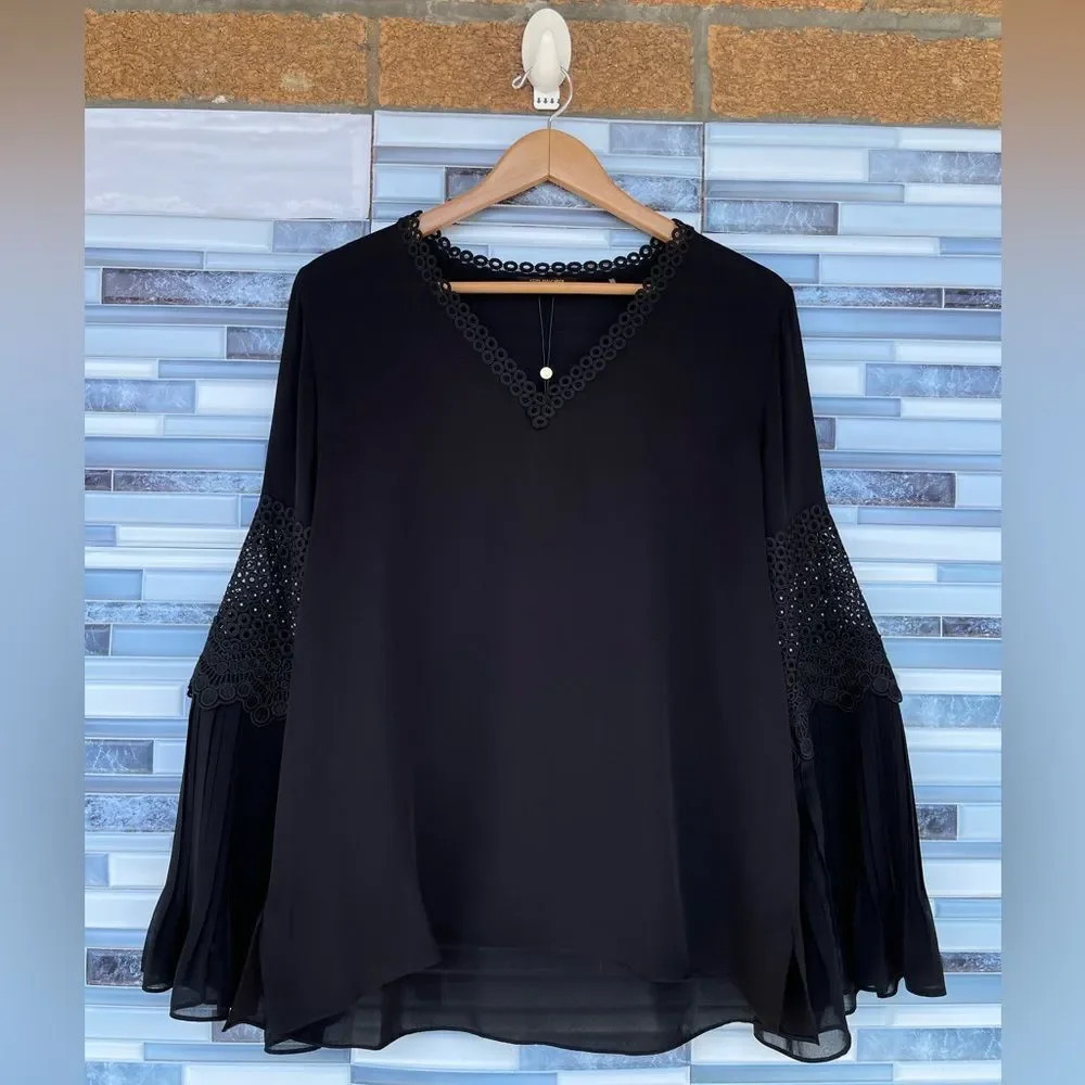 Kobi Halperin "Christine" silk blouse Large - Picture 3 of 15